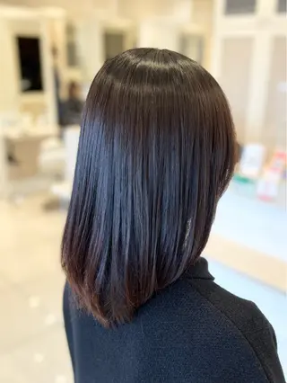 ミディアム パーマ 金子 直樹のヘアスタイル