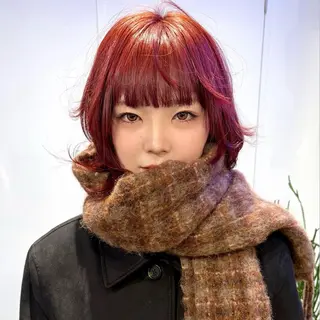 ロング カラー ヒマリ. 透明感/オリーブのヘアスタイル
