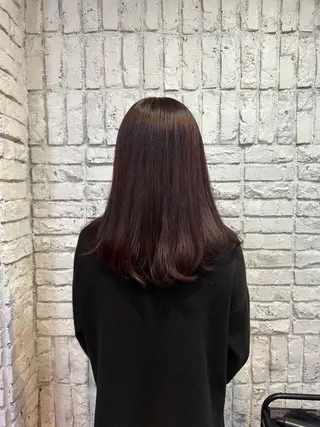 セミロング カラー 亀井 結夏🐾 池袋のヘアスタイル