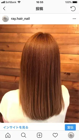 カラー Ray hair 春日部のヘアスタイル