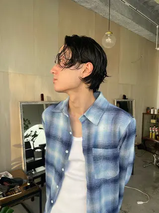 ショート パーマ メンズ 中山 由依子のマツエク・マツパデザイン