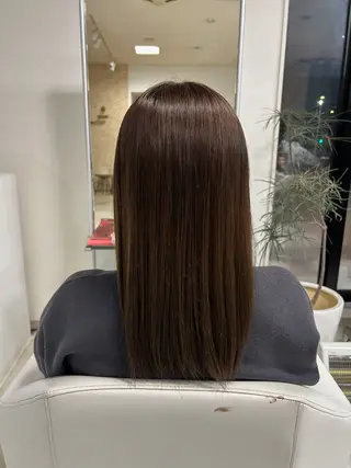 ミディアム カラー 韓国風透明感カラー✨ 播磨茉侑のヘアスタイル