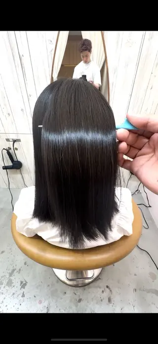 縮毛矯正/ショート ボブ/髪質改善ともきのヘアスタイル