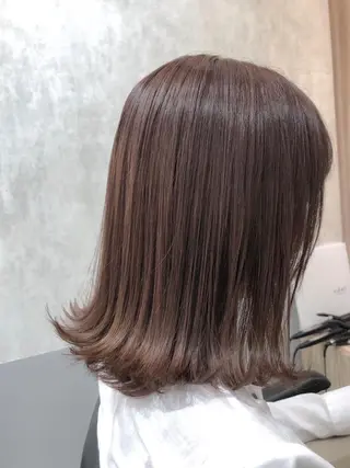 ミディアム カラー 【透明感、艶髪】西村 有司のヘアスタイル