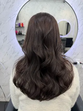 ロング カラー 遠藤沙也加 /レイヤーカットのヘアスタイル