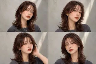 ミディアム Garden 浅草蔵前のヘアスタイル