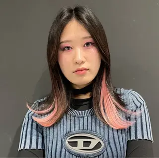 ロング カラー ハイトーン/パーマ/ メンズ / 新宿🌐のヘアスタイル