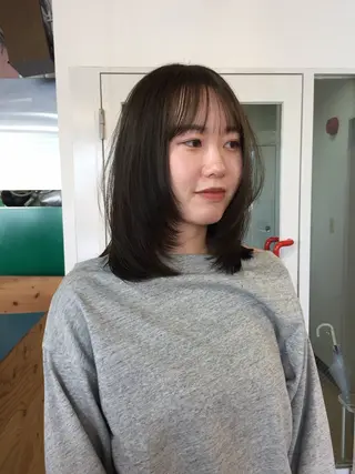 ミディアム カラー ❕マンツーマン施術❕ 🍊Moemiのヘアスタイル
