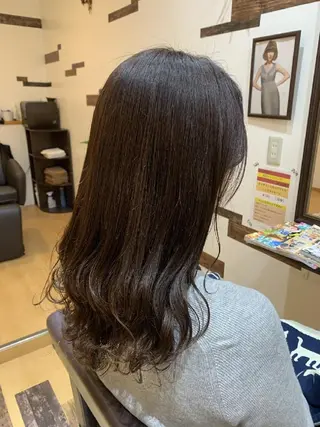 ロング カラー サトウ シューイチのヘアスタイル