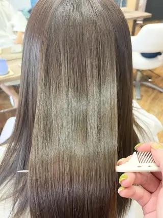 セミロング 大久保 佳奈子のヘアスタイル