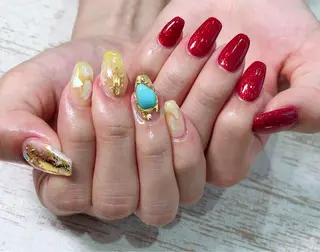 ネイル Lino+ ネイル&よもぎ蒸しのネイルデザイン