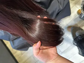 ロング カラー せり/茨木/カラー/ 眉毛/トリートメントのヘアスタイル