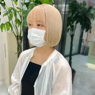 ショート カラー パーマ ヘアアレンジ メンズ キッズ ネイル マツエク・マツパ アイブロウ KANAMI 🌏のヘアスタイル