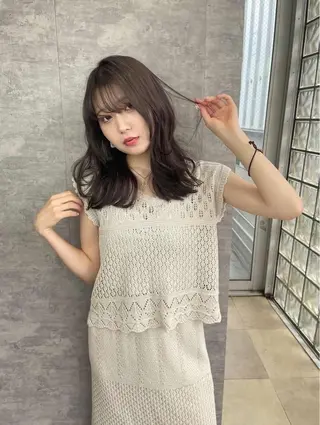 ミディアム カラー ヘアアレンジ あいう えおのその他イメージ