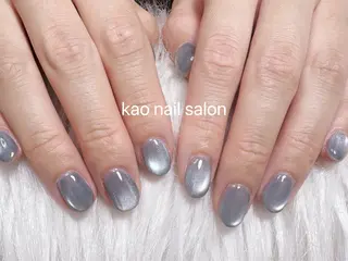 ネイル kao nail マグネット/長さだしのネイルデザイン