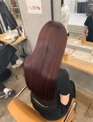 カラー 🍒透明感カラー× 艶髪🍒Mihoのヘアスタイル