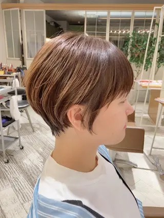 ショート 似合わせカット/ カラー🌼松原 寿花のヘアスタイル
