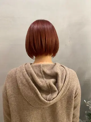 ショート カラー ヘアアレンジ 、 、のヘアスタイル