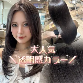 ロング カラー 髪質改善/ブリーチ なしカラー/菊池真稔のヘアスタイル