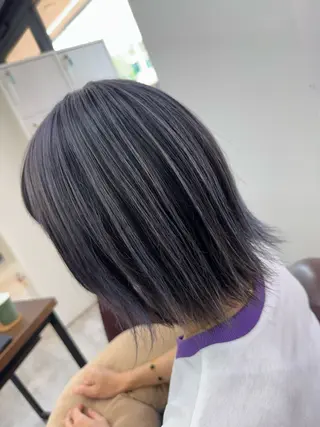 ミディアム カラー 🌿佐山 絵梨佳🌿 Recharme新保のヘアスタイル