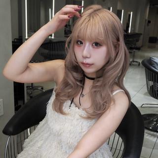 ロング レイヤー/ハイトーン 🤍reina🤍のヘアスタイル