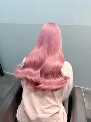 ロング カラー ヘアアレンジ メンズ ブリーチの髪様 MASATOのヘアスタイル