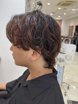 ショート パーマ メンズ メンズパーマ特化/ メッシュ/薫/店長のヘアスタイル