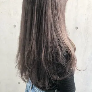 セミロング カラー kasumi/渋谷/ パーマのヘアスタイル