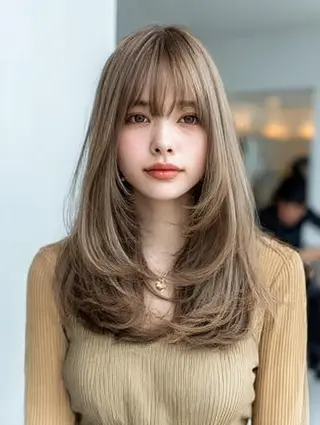セミロング 生艶髪&レイヤー🔔 渋谷お薦めNo.1✨のヘアスタイル