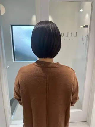 ショート カラー パーマ お洒落パーマ/ 艶カラー/michiのヘアスタイル