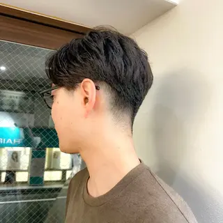 ショート メンズ メンズ💈毛流れパー マ✨メンズカット吉田のヘアスタイル
