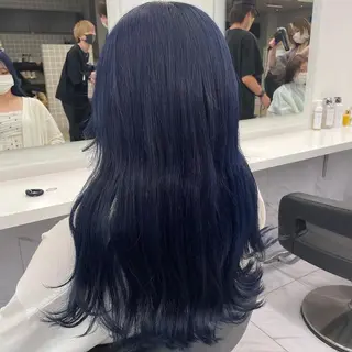 ミディアム カラー パーマ ヘアアレンジ メンズ キッズ ネイル マツエク・マツパ アイブロウ 🦋縮毛/韓国レイヤ ー/透明感カラー🦋のヘアスタイル