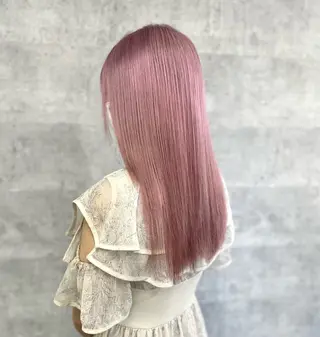 カラー yasuハイトーン/ デザインカラーのヘアスタイル