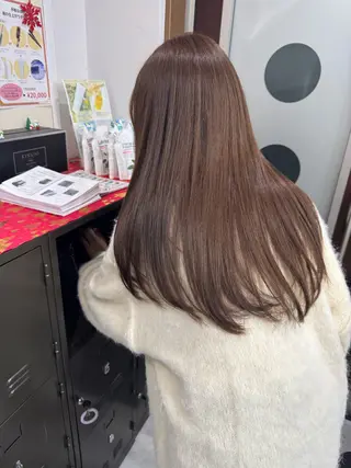 ロング カラー 櫻井 桃子のヘアスタイル