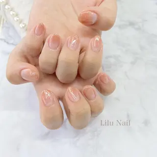 ネイル モチの良さ◉ フィルインネイル♡のネイルデザイン