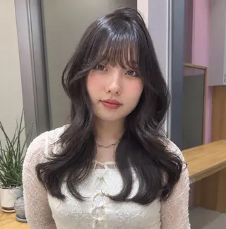 ロング 韓国Layer🩰 暖色・透明感♡ノアのヘアスタイル