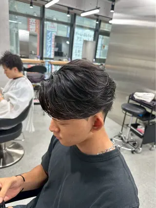 ショート パーマ ヘアアレンジ メンズ 🔥ニュアンス フェザー小林海斗🔥のヘアスタイル