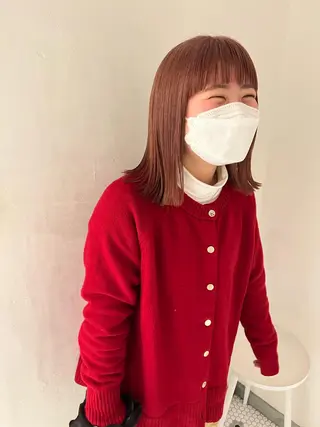ミディアム Ravo 西村 優花のヘアスタイル