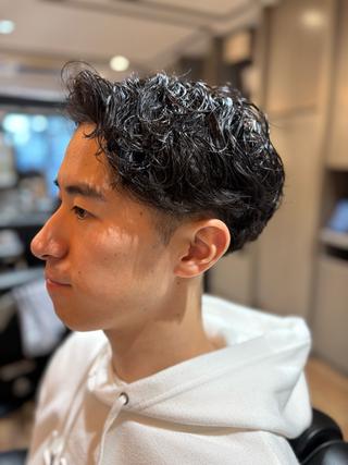パーマ 田中大 パーマ/メンズカットのヘアスタイル