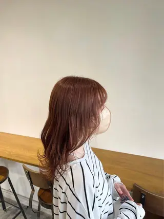 ミディアム カラー ヘアアレンジ 高島 凜のヘアスタイル