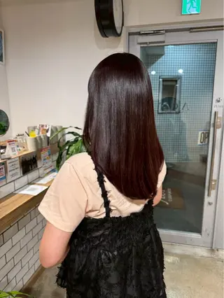 セミロング カラー 無料モデル急募中‼️ 韓国ヘア/Rin🎀のヘアスタイル