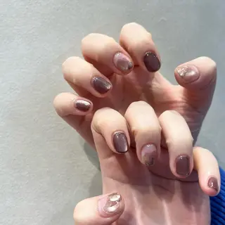ネイル soa.Aika 自爪育成のネイルデザイン