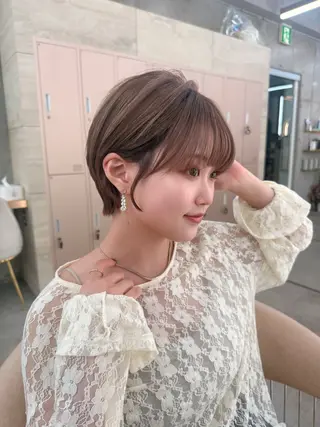 ショート 透明感✨髪質改善 🦋村松優斗のヘアスタイル