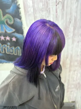 ミディアム カラー はやと【エクステ ×ブリーチ特化】のヘアスタイル