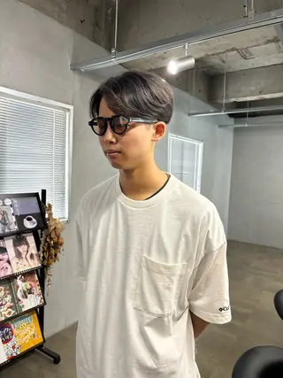 ショート パーマ メンズ メンズ/ダブルカラー /パーマ/来栖慧💈のヘアスタイル