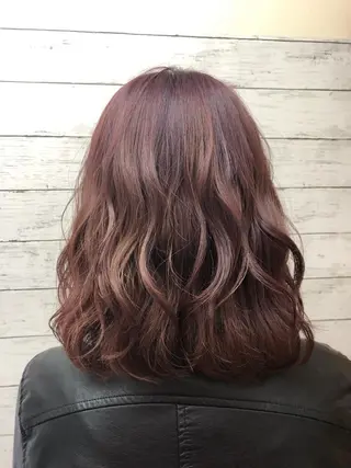 ミディアム カラー 韓国ヘア🤍髪質改善 🇰🇷AKANEのヘアスタイル