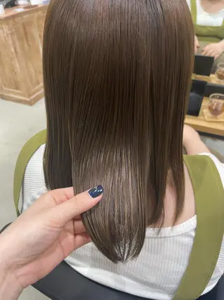 ミディアム anB Bのヘアスタイル