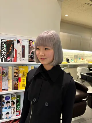 ミディアム ショート・ボブ✨南 津麦のヘアスタイル