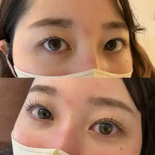 マツエク・マツパ アイブロウ 山内 美乃莉のマツエク・マツパデザイン