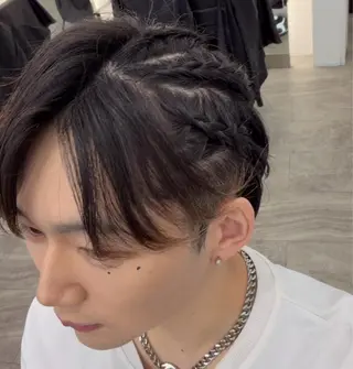 ヘアアレンジ メンズ 静岡 / 毛流れ特化 /下居真大のヘアスタイル
